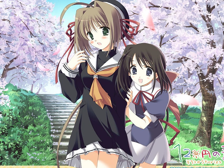 Freunde, Schuluniform, Schulmädchen, Anime, Anime-Mädchen HD-Hintergrundbild