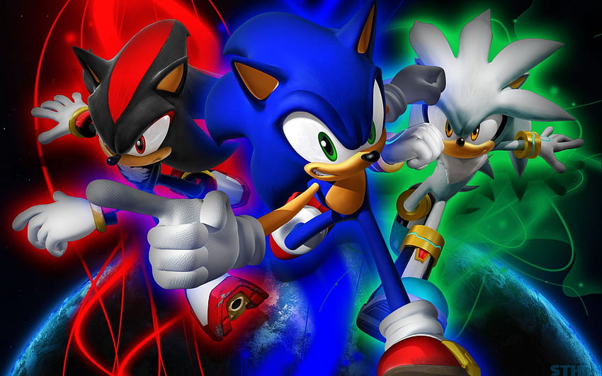 Sonic and Shadow, Sonic Vs Shadow HD wallpaper