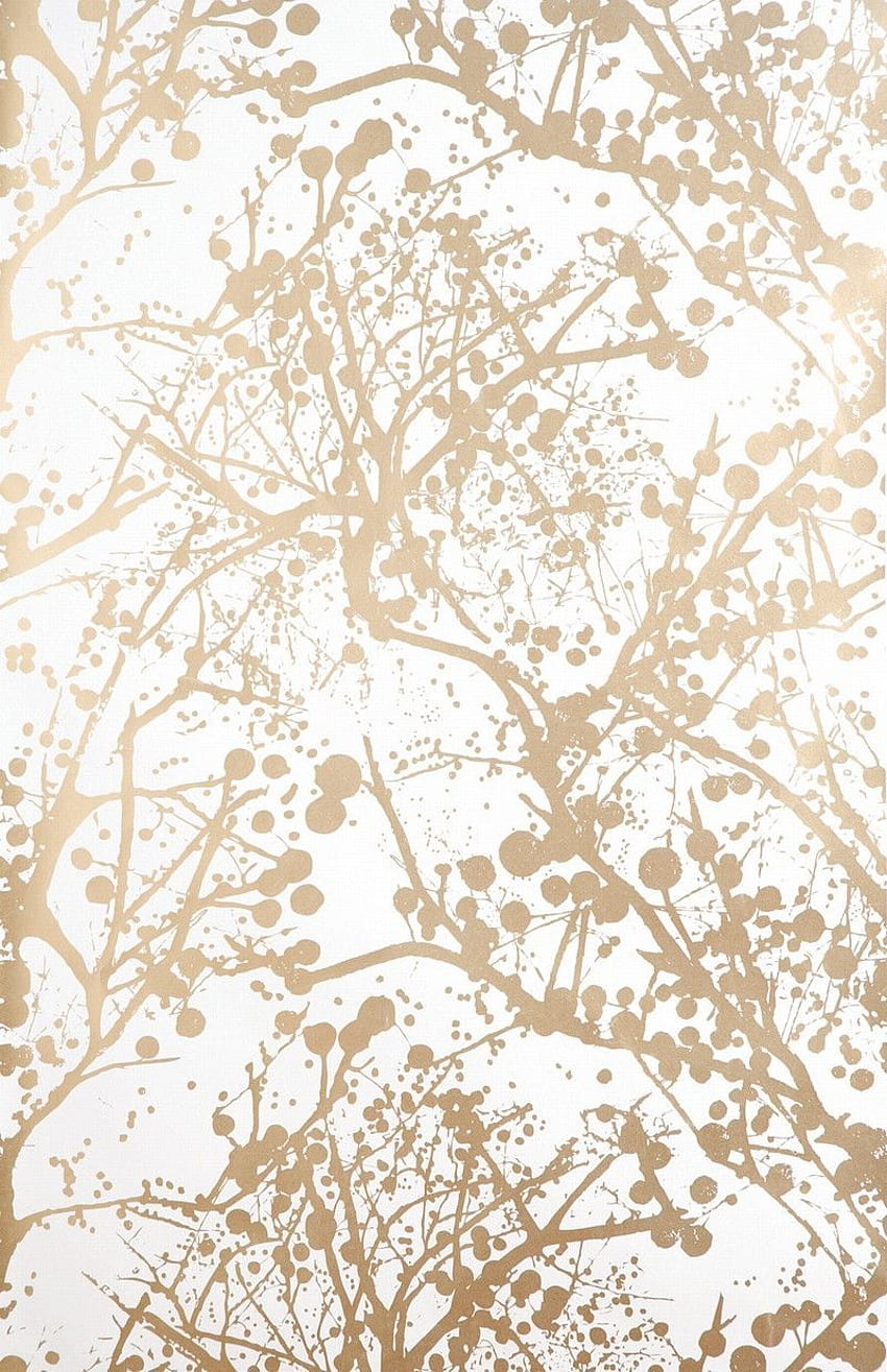 Ferm Living Ribbed — Wilderness w kolorze złotym i białym Ściana inteligentna . Złoto, Współczesne, Ferm Living, Złoto Nowoczesne Tapeta na telefon HD