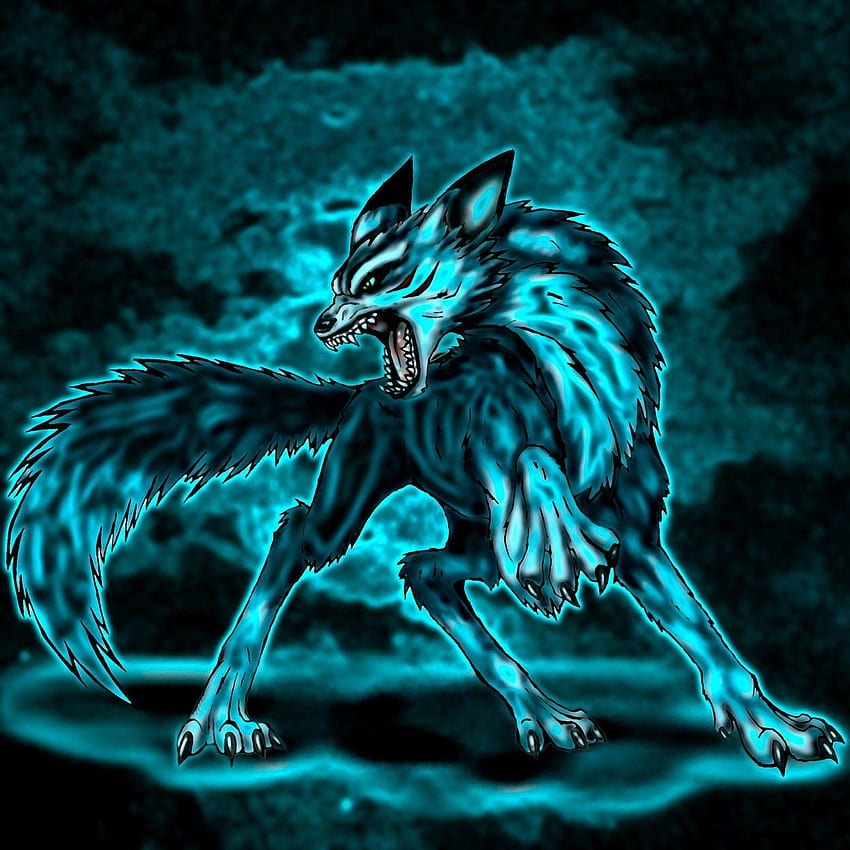 Wolfie(me). Wolf spirit, Wolf, Anime animals, Blue Lightning Wolf HD phone wallpaper
