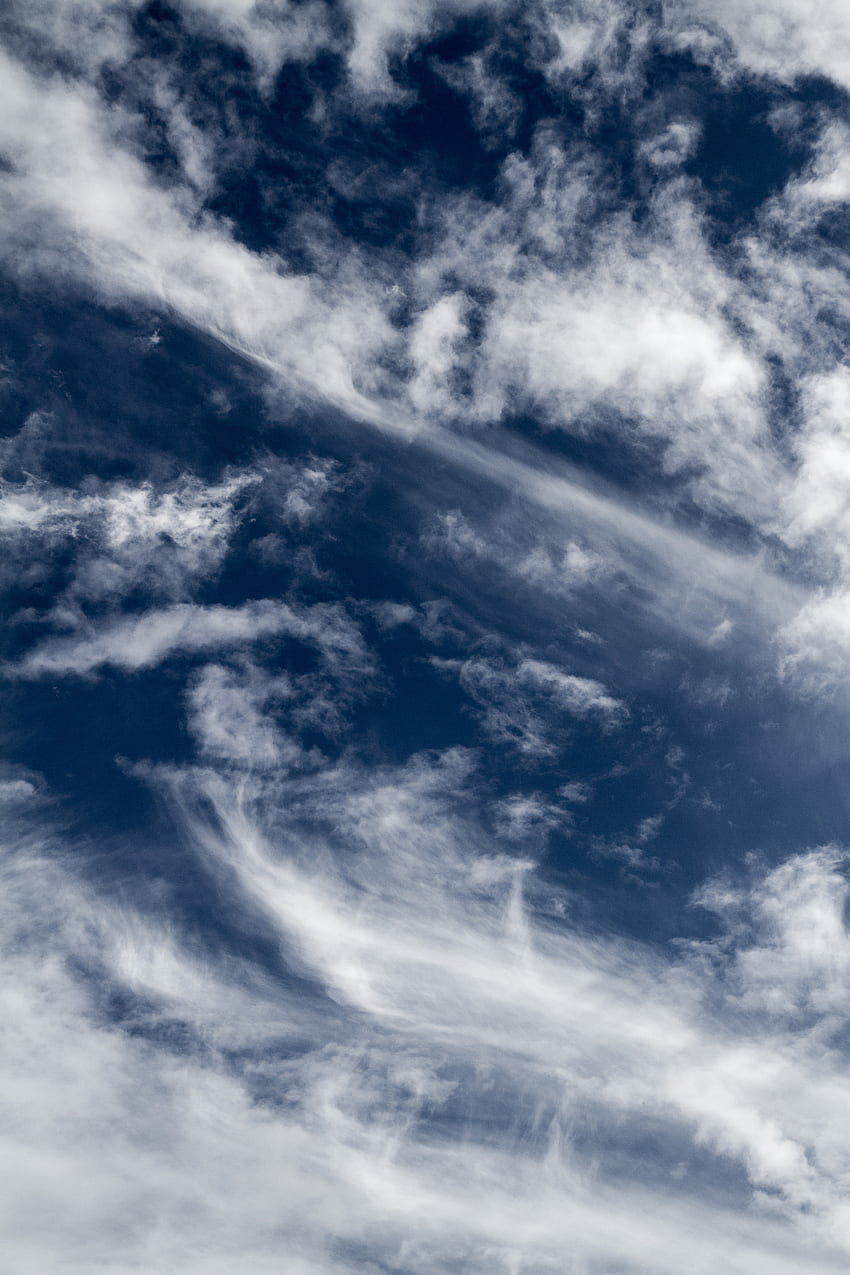 Nature, Sky, Clouds, Air, Porous, Cloudy, Aerial HD phone wallpaper