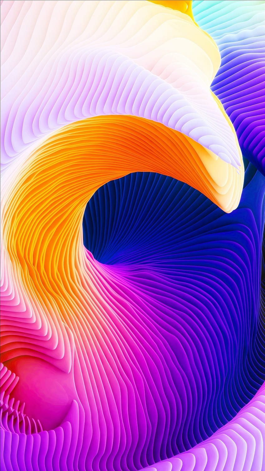 3D, Surface, Relief, Winding, Sinuous, Raised HD phone wallpaper