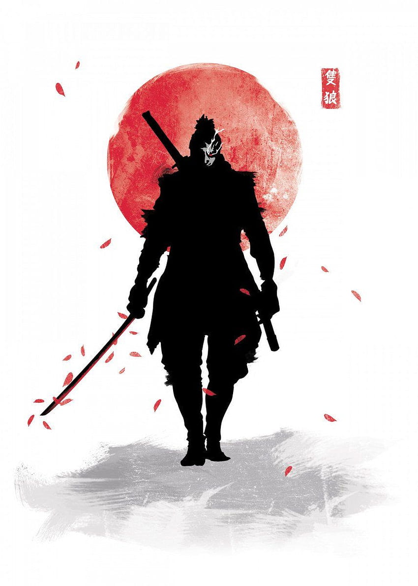 Samurai Warrior Tattoo Design Stock Illustration  Illustration of hand  helmet 96856447