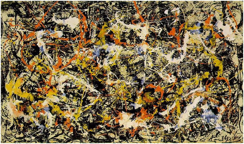 Pinturas de Jackson Pollock fondo de pantalla
