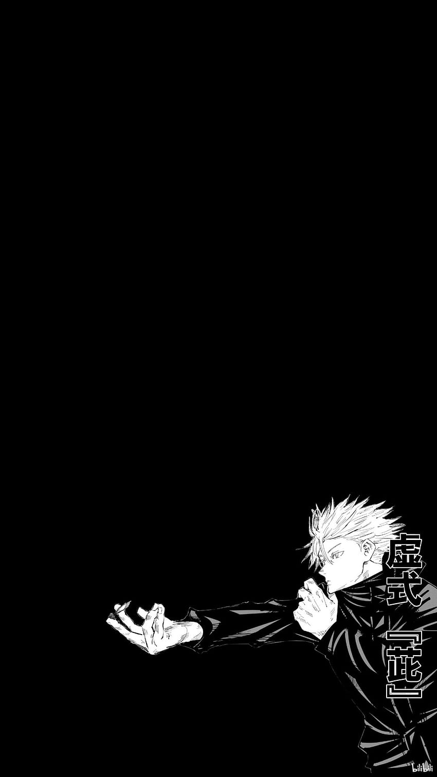 Gojo Satoru° Jujutsu Kaisen. Anime-Grafik, Anime-Hintergrund, Anime-Telefon, Jujutsu Kaisen Dark HD-Handy-Hintergrundbild