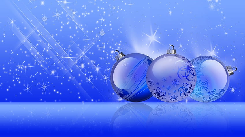 Christmas Blue Shine HD wallpaper | Pxfuel