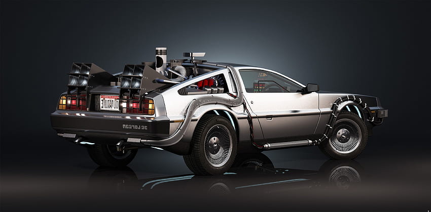 Back To The Future, DeLorean, 영화, 시간 여행 / 모바일 배경, Back To The Future Car HD 월페이퍼