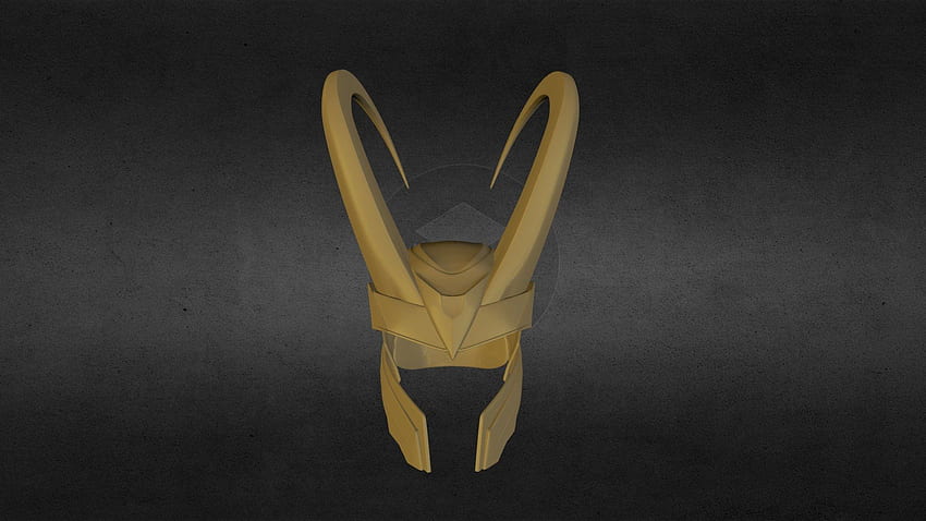 Loki's Helmet - 3D model by angleah [6c482e1] HD wallpaper