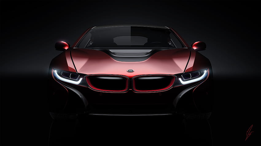 Bmw, Cars, Front View, Concept, I8 HD wallpaper