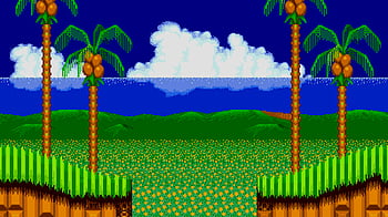 Wender Comm Closed on X: Green Hill Zone Background Remake #Sonic  #SonicTheHedgehog #sonicartist #sonicart #fanart #background   / X