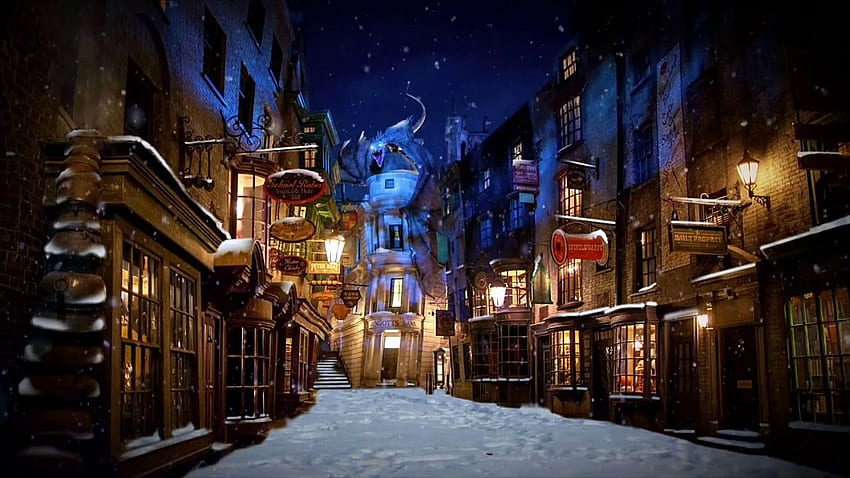 Harry Potter Diagon Alley HD wallpaper