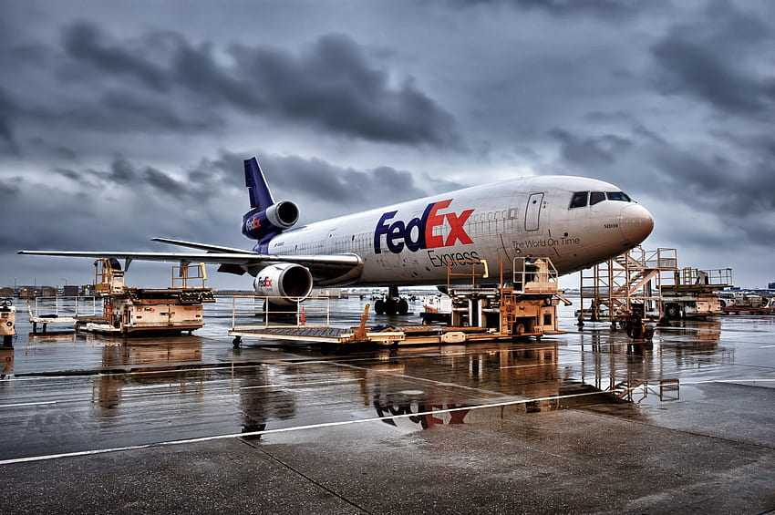 FedEx MD 10 от Bryon Wiley / 500px. Гражданска авиация, авиомеханика, карго авиолинии HD тапет