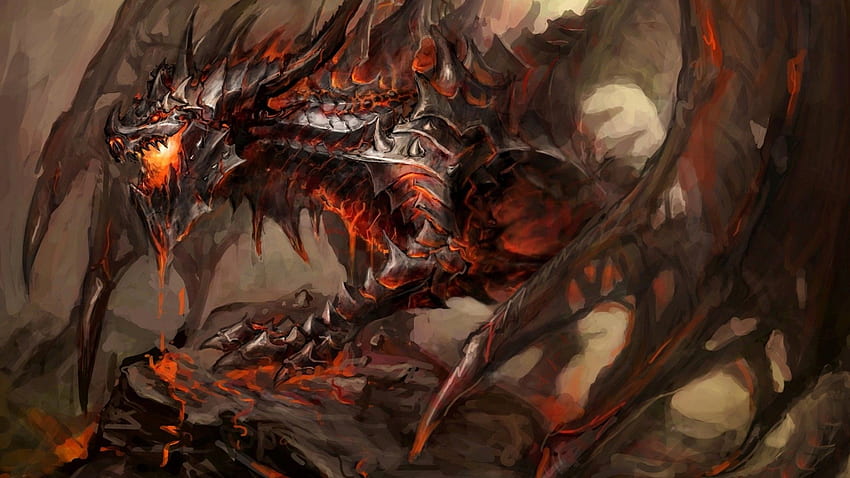 Fire Dragon, Hell Dragon HD wallpaper