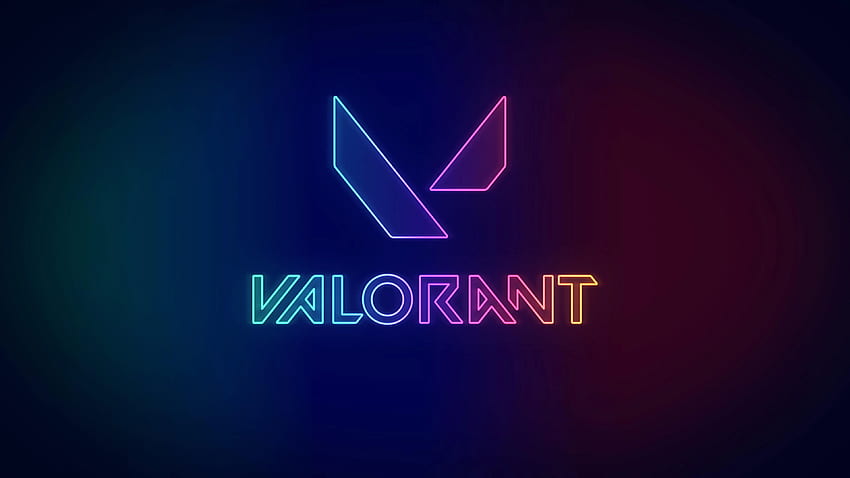 Omen Valorant Neon HD wallpaper