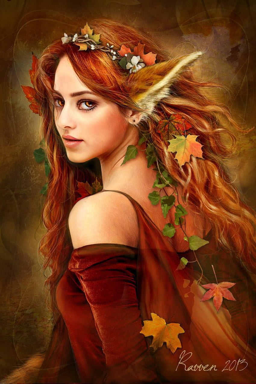 Autumn Fairy Fantasy iPhone 8. iPhone. Fantasy HD phone wallpaper