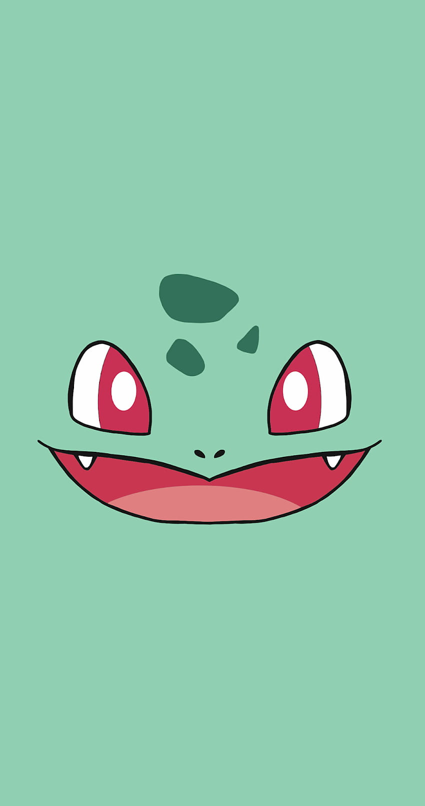 Pokemon - twarz Bulbasaura Tapeta na telefon HD