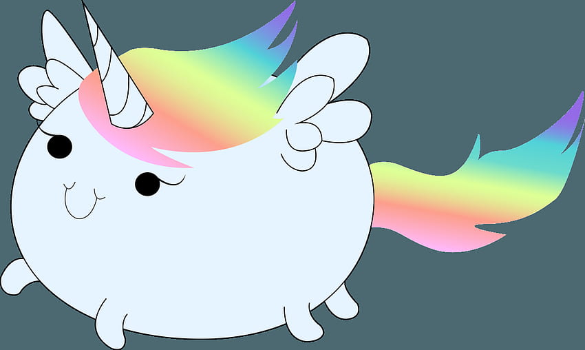 cute fat cartoon unicorn