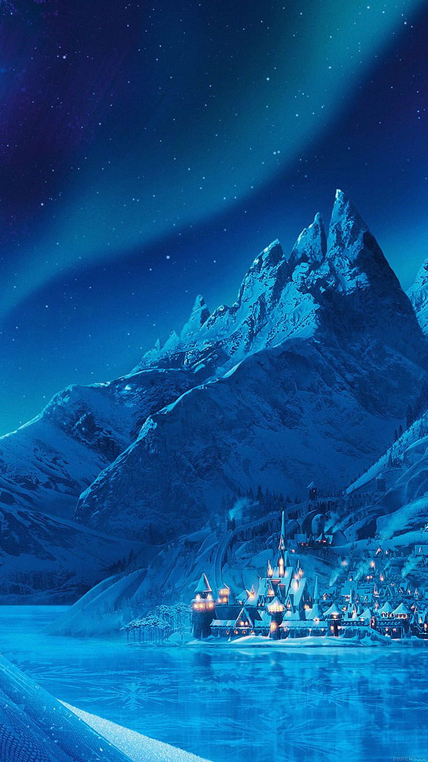 iPhoneXpapers - elsa frozen castle 퀸 디즈니, 겨울왕국 2 HD 전화 배경 화면