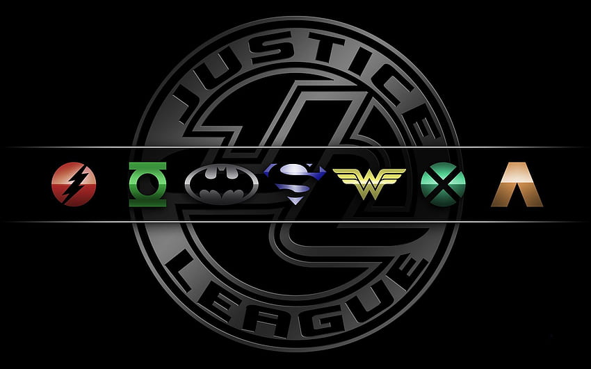Logo Liga da Justiça, Símbolos da Liga da Justiça papel de parede HD