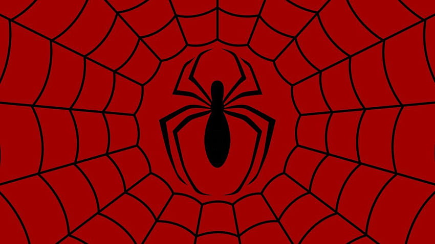 スパイダーマンの背景、漫画クモの巣 高画質の壁紙