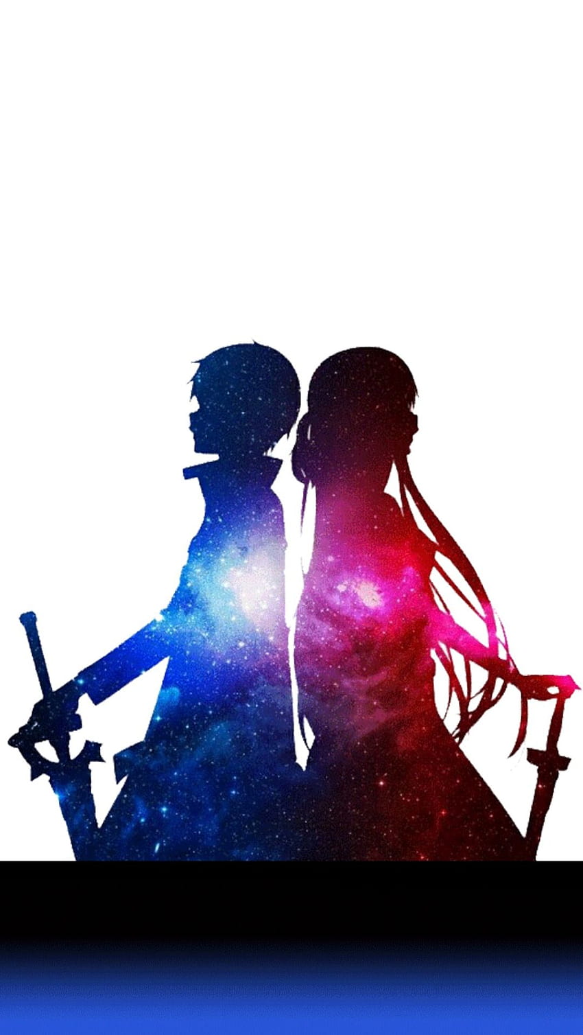 Because it is A jungle Out There, Kirito and Asuna iPhone HD phone wallpaper