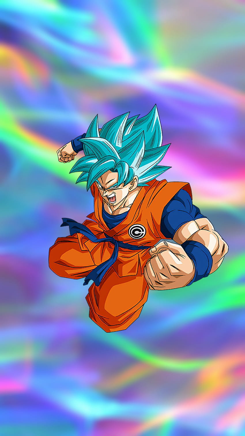 Goku blue, son goku HD phone wallpaper