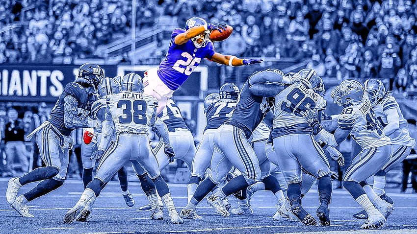 New York Giants 2018 rookie class: Assessing the overall, Saquon Barkley HD wallpaper