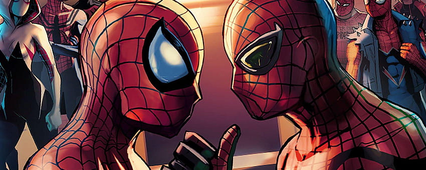 Spider Man Into The Spider Verse Comics para dual, Spider-Man Dual fondo de pantalla