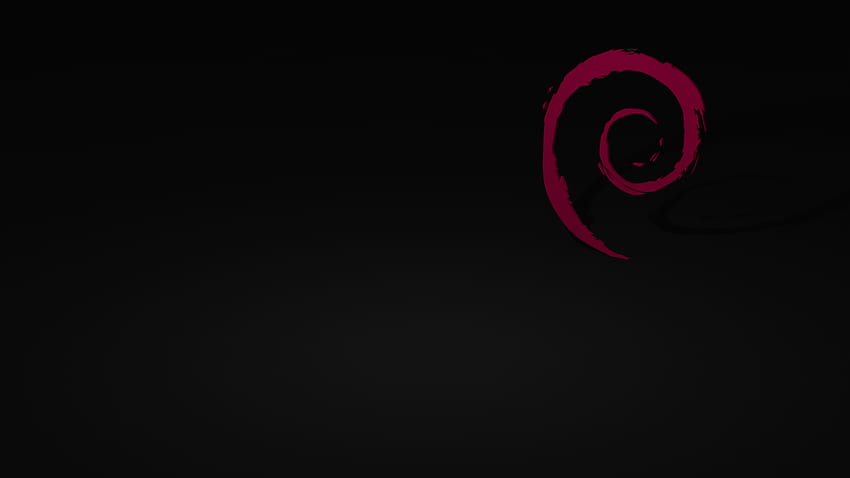 OC 単純化された debian :D: unixporn、Debian Dark 高画質の壁紙