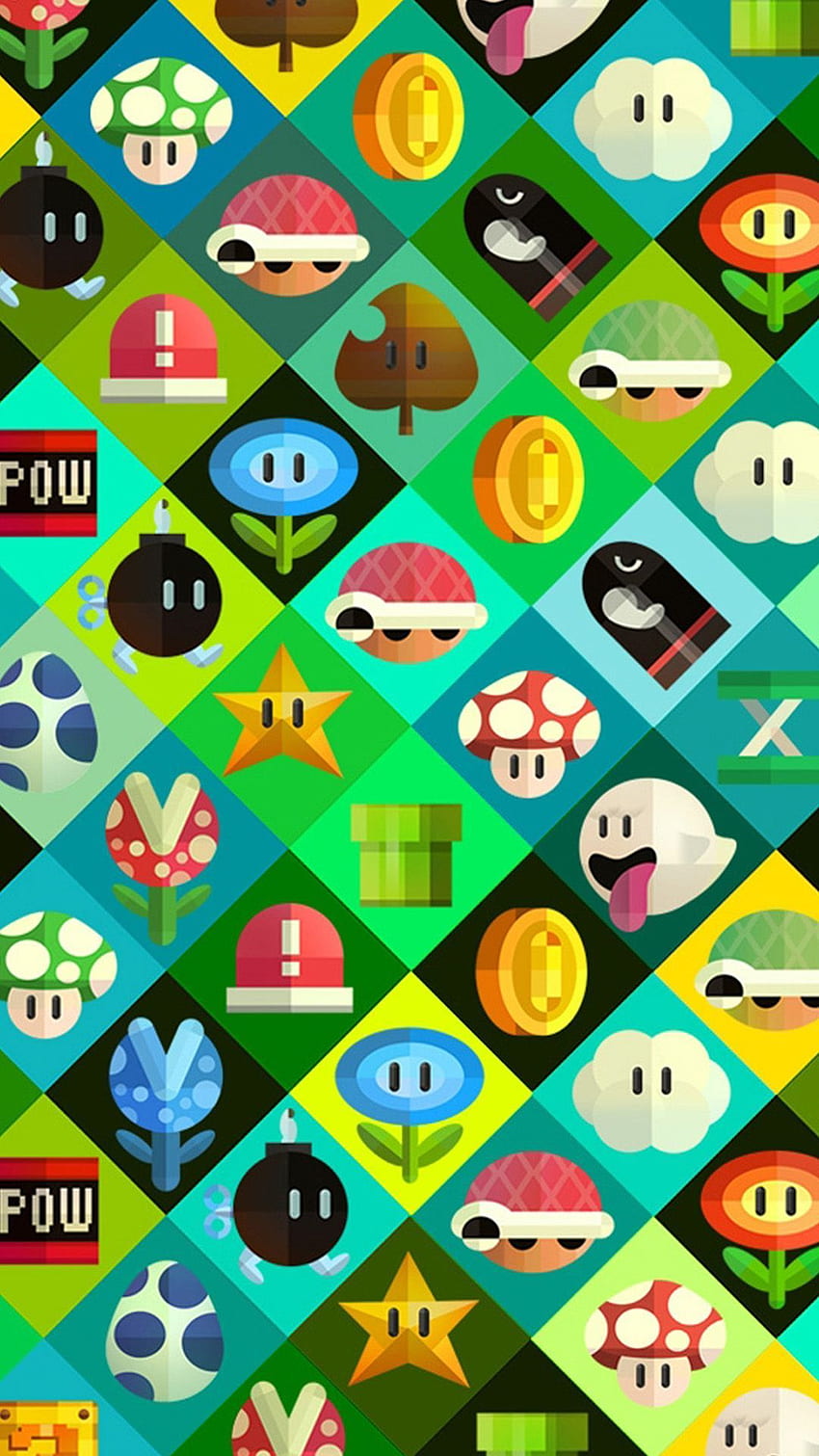 Desain ikon APP iPhone 6 plus, iPhone 6 Plus. Mario bros, Mario art, Super mario bros, Nintendo 6 wallpaper ponsel HD