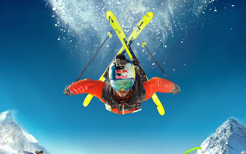 Skiing ski winter snow sports mountain . . 1183640. UP, style Skiing HD wallpaper