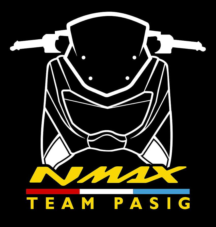 Projekt koszulki CLUB NMAX PHILIPPINES z przodu. Projekt logo motocykli, logo Nmax, projekty koszulek, Yamaha NMAX Tapeta na telefon HD
