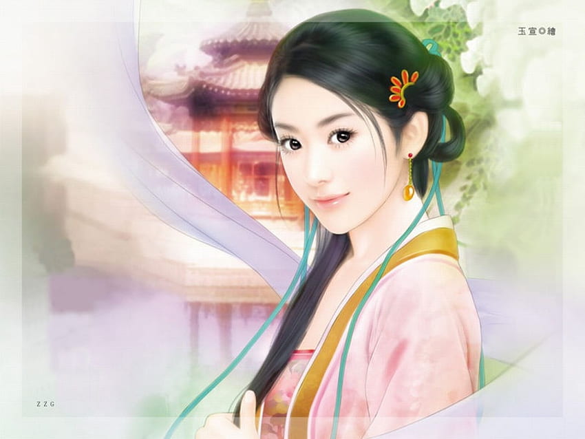 Chinese Girl , girl, chinese, female, beauty HD wallpaper