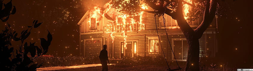 The Evil Within 2 - House on Fire, Evil 3840X1080 HD wallpaper