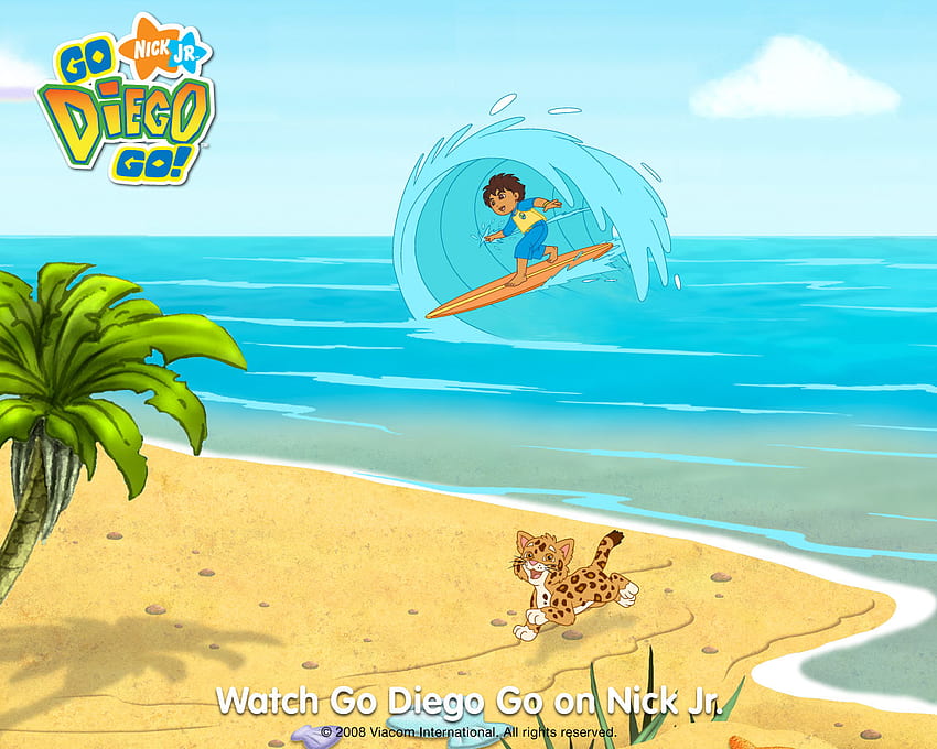 Go Diego Go Surfing in the sea - Go Diego Go - Cartoon Watcher - Go ...