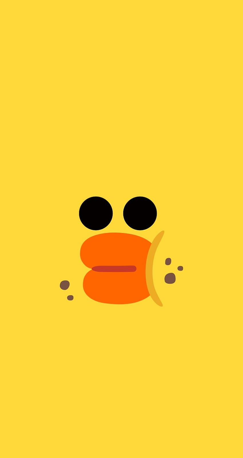 Żółta kaczka iPhone - Najlepsza żółta kaczka, żółta kaczka animowana Tapeta na telefon HD