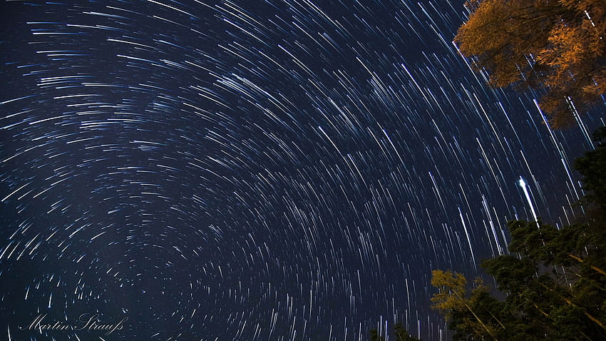 Star spin, night, universe, space, sky, stars, spin HD wallpaper