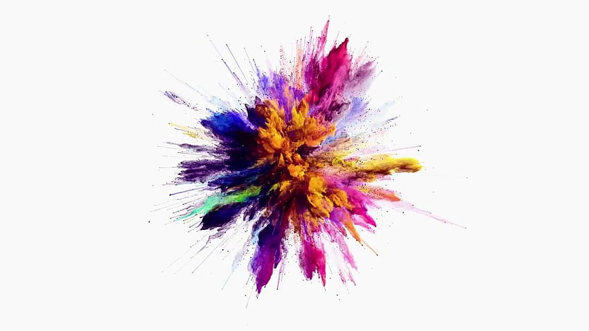 Color Explosion, Bright Color Explosion HD wallpaper