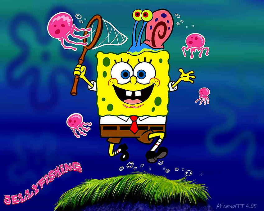 Spongebob and Gary - Spongebob Squarepants, Sandy Cheeks HD wallpaper