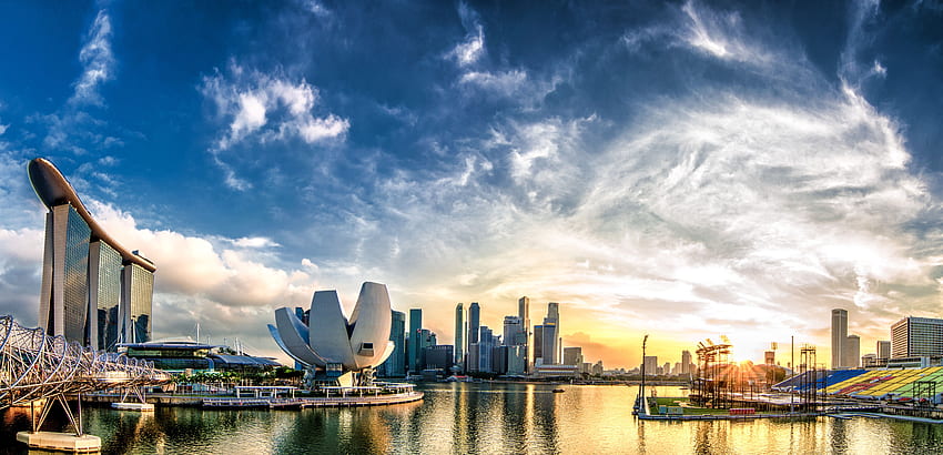 싱가포르 싱가포르 배경, 싱가포르 풍경 HD 월페이퍼