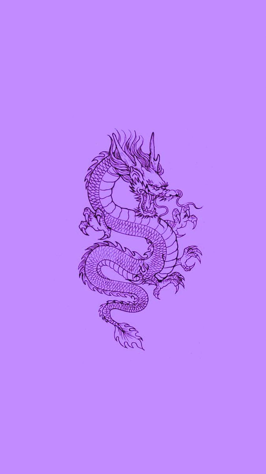 dragon violet néon. Геометрический постер, Фиолетовые фоны, Фиолетовые обои Fond d'écran de téléphone HD