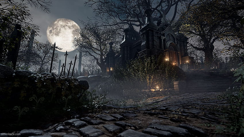 Tło Unreal Engine 4 w systemie Vista — Bloodborne Unreal Engine, Bloodborne Kraj Tapeta HD