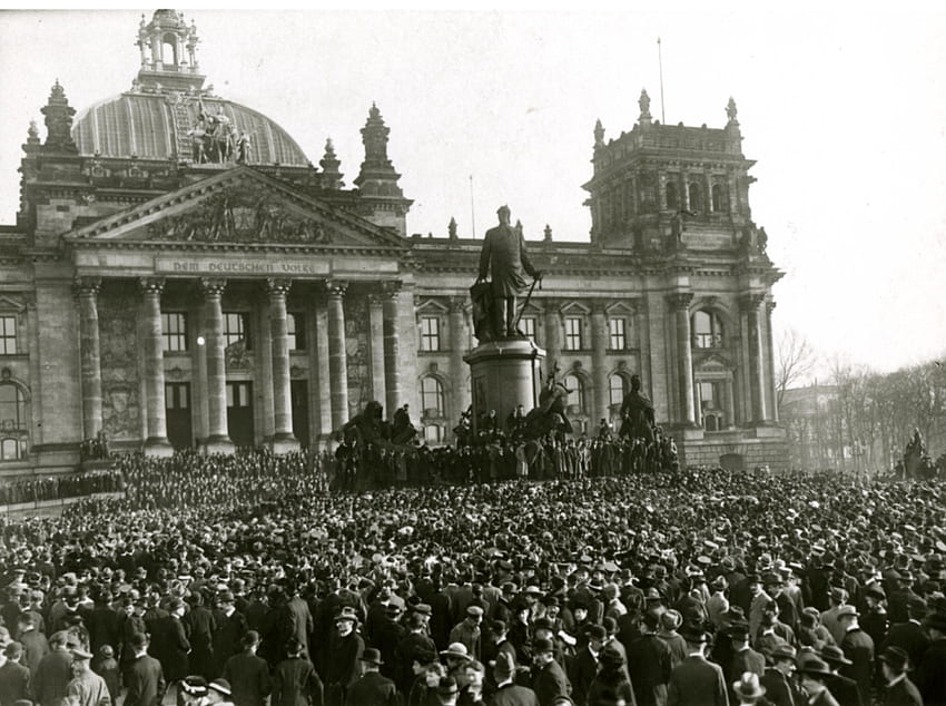 Райхстаг, Берлин, Германия, началото на 1900 г., 1900 г HD тапет
