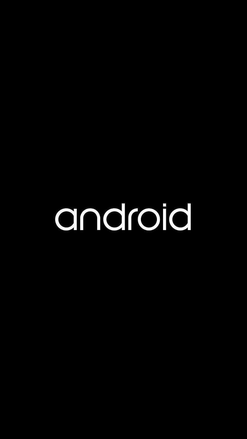 AMOLED 45. Minimalista , Android , Logo, Preto Minimalista AMOLED Papel de parede de celular HD