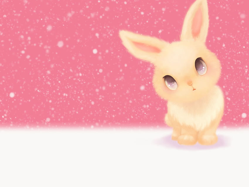 Desktop   Pink Cartoon Bunny Cute Cute Rabbit 