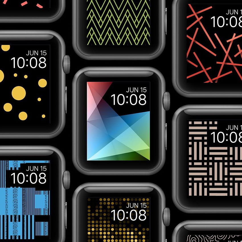 Apple Watch, , Facely, ดีไซน์, แฟชั่น, สี แอปเปิ้ล, สมาร์ทวอทช์ วอลล์เปเปอร์โทรศัพท์ HD
