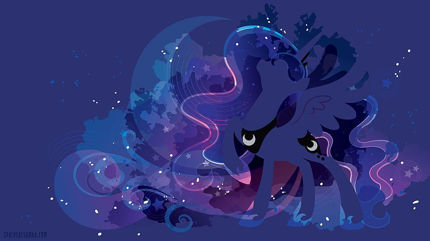 by spacekitty. Princess luna, My little pony, 2048X1152 My Little Pony HD wallpaper