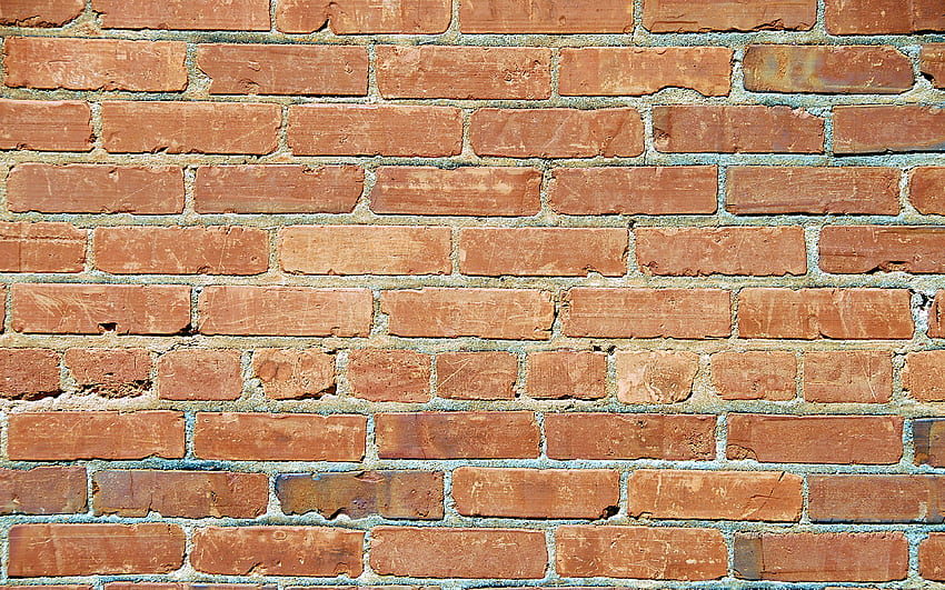 주황색 brickwall, 주황색 벽돌 배경, 벽돌 텍스처, 3D 텍스처, 벽돌 벽, 벽돌 배경, 주황색 돌 배경, 벽돌, 주황색 벽돌 HD 월페이퍼