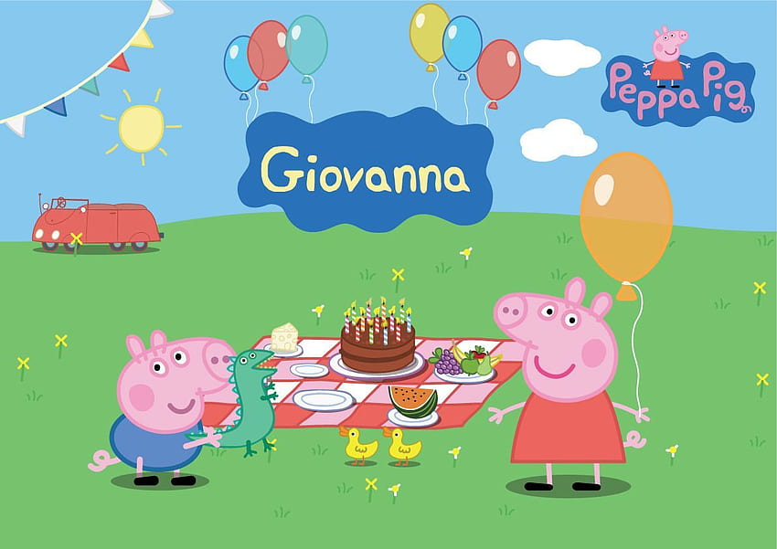 Peppa Pig . Peppa. Peppa Pig, Peppa Pig Birtay HD-Hintergrundbild