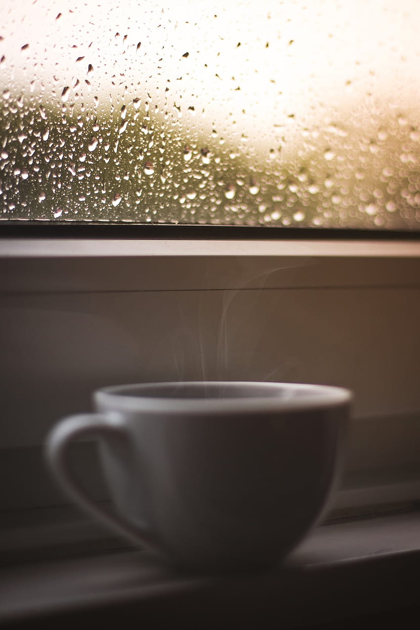Najlepszy Deszcz Kawy [], Przytulny Deszczowy Dzień Tapeta na telefon HD